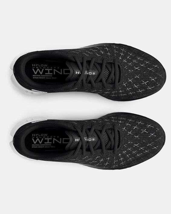 Men's UA Flow Velociti Wind 2 CN Running Shoes in Black image number 2